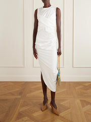 Zafira cotton-jersey midi dress