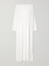 Odet draped silk and cotton-blend midi dress