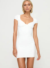 Clyne Mini Dress White