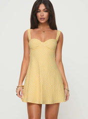 Mcbeath Mini Dress Yellow