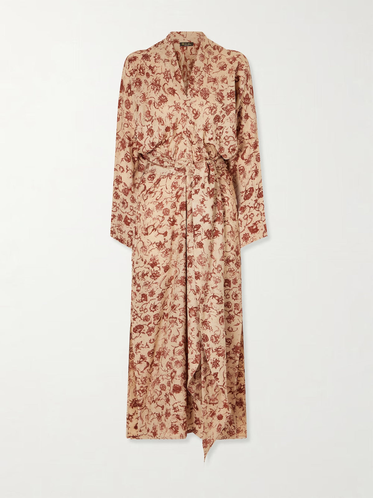 Laura floral-print silk midi dress
