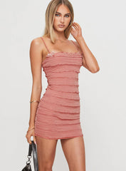 Gradine Mini Dress Pink