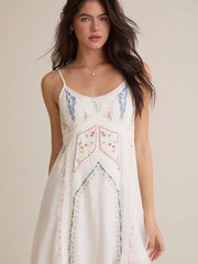 Parker Embroidered Mini Dress