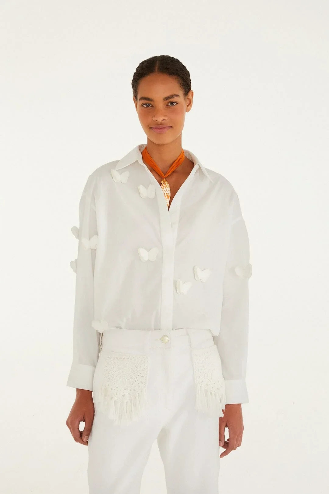 Off-White Butterflies Blouse