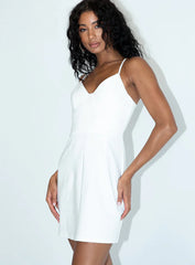 Novella Mini Dress White